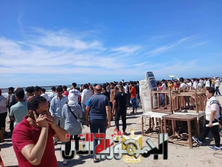 استشهاد طيّارين في حادث سقوط طائرة تدريب عسكرية قبالة شاطئ رأس البر بدمياط