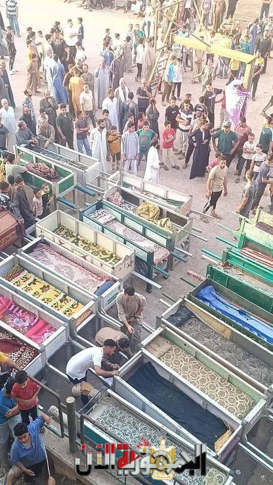 دماء بريئة على الطريق الإقليمي بالمنوفية.. مصرع 18 فتاة من “السنابسة” وسائق الميكروباص في حادث مروع