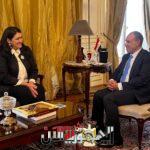وزير الخارجية المصرية إلى...